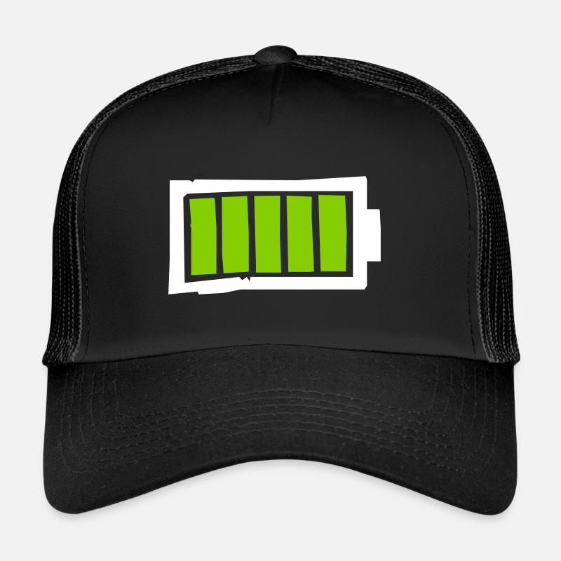 Batterie - Trucker Cap - Schwarz/Schwarz