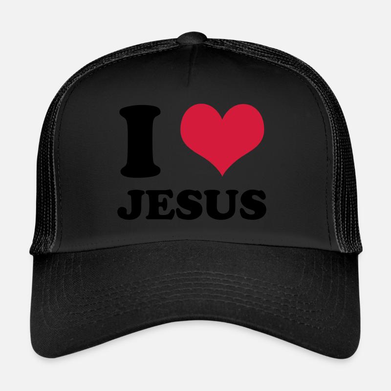 J'aime Jésus Casquette trucker 