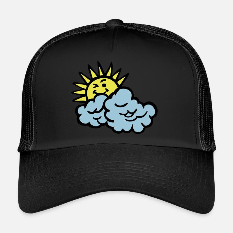 Wolke Lächeln Sonne Trucker Cap