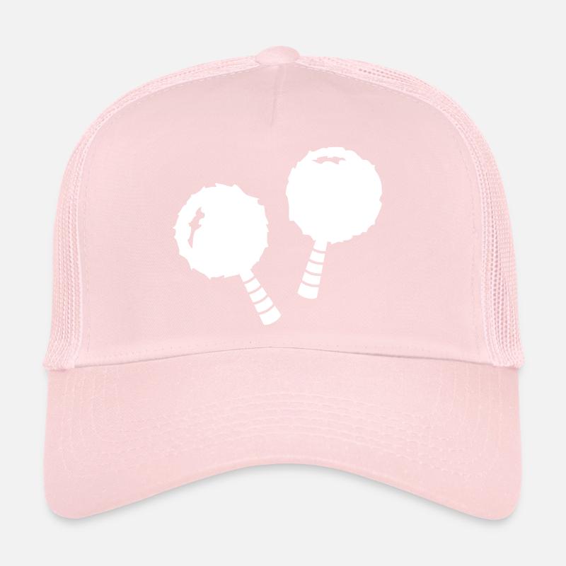 Pompons Pompoms Pom Poms Pom Pom Bommel Casquette trucker 