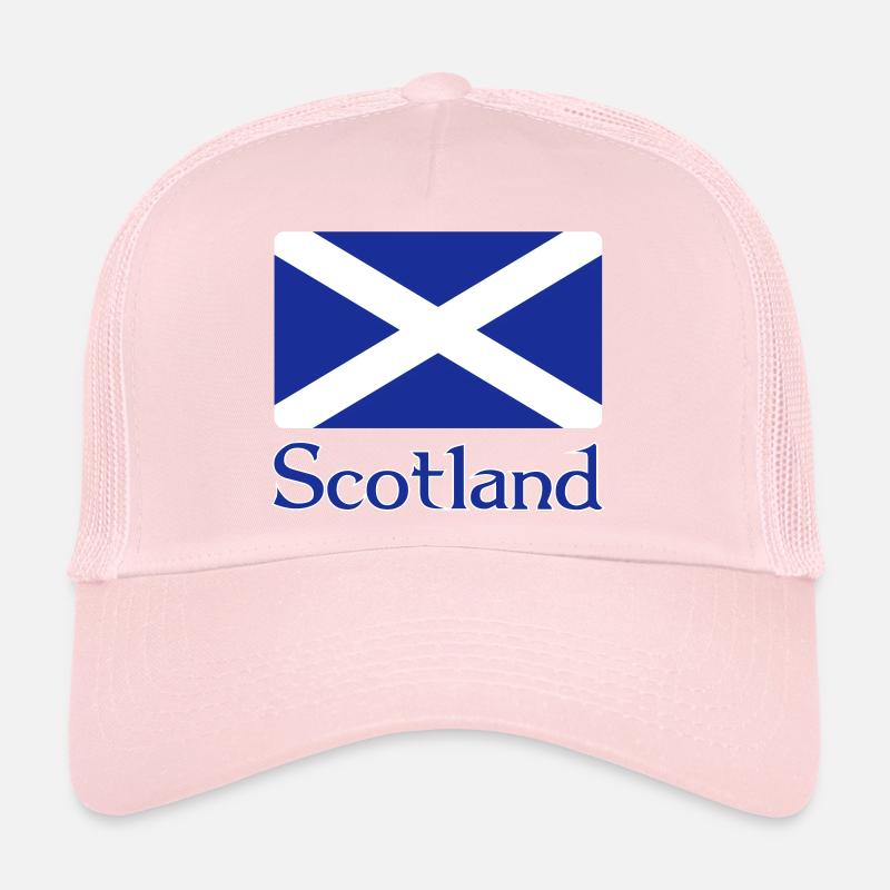 Schottland Flagge mit Text Trucker Cap
