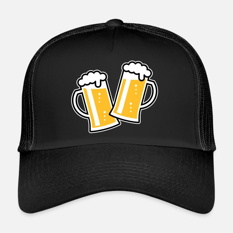 2 Toasting German Beer Steins (Cheers / 3C) Trucker Cap