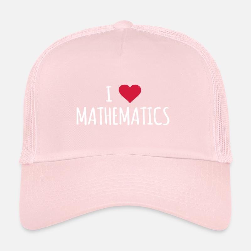 Mathematician Gift I love math Trucker Cap