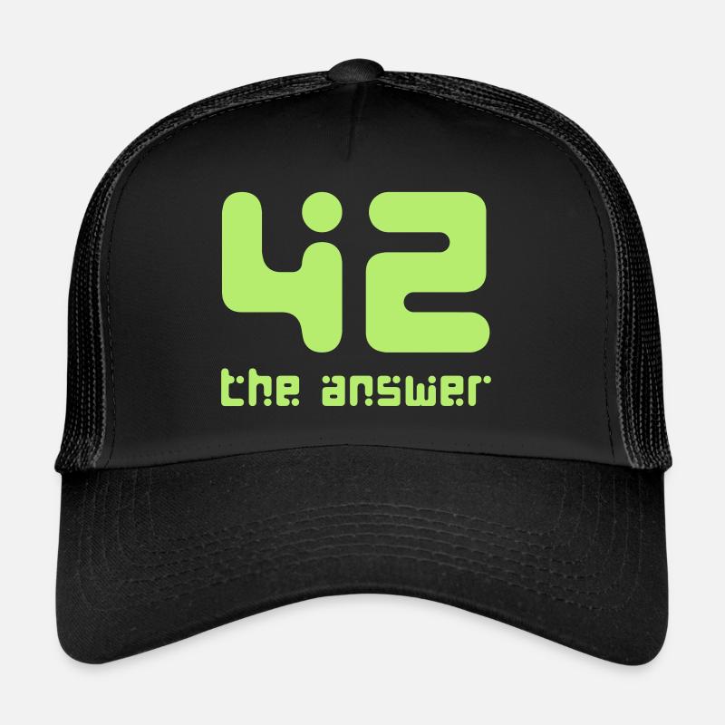 42, la réponse d’Answer Galaxis Science Fiction UFO Casquette trucker 