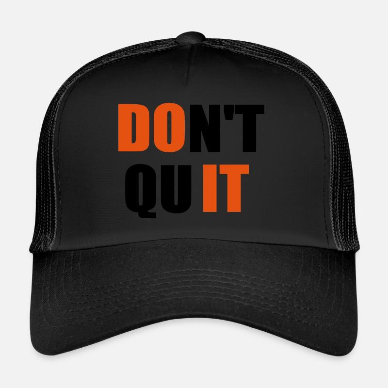 ne quittez pas le devis Casquette trucker 