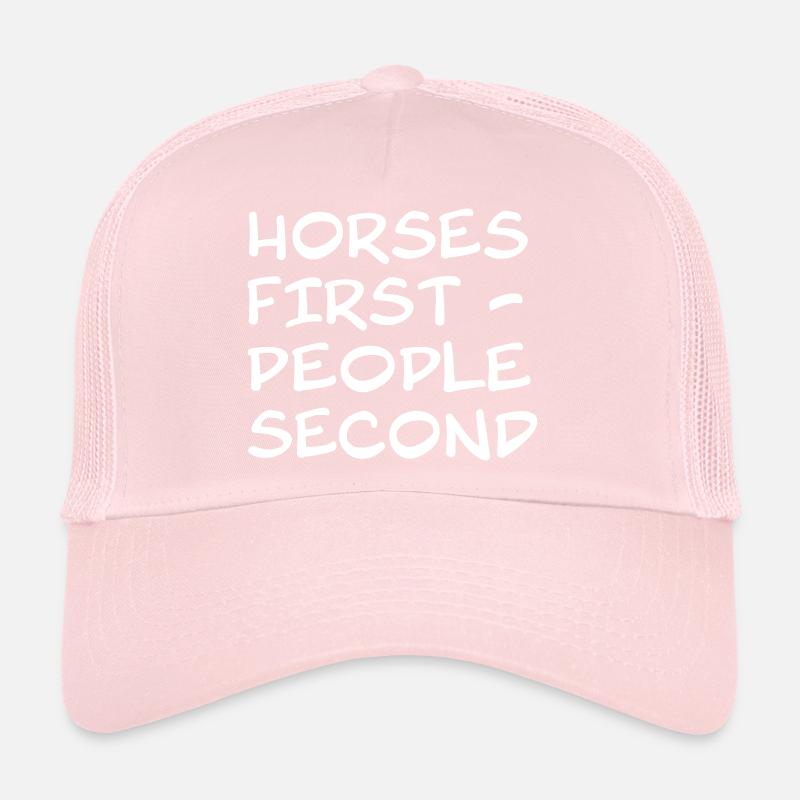 Pferde zuerst Trucker Cap