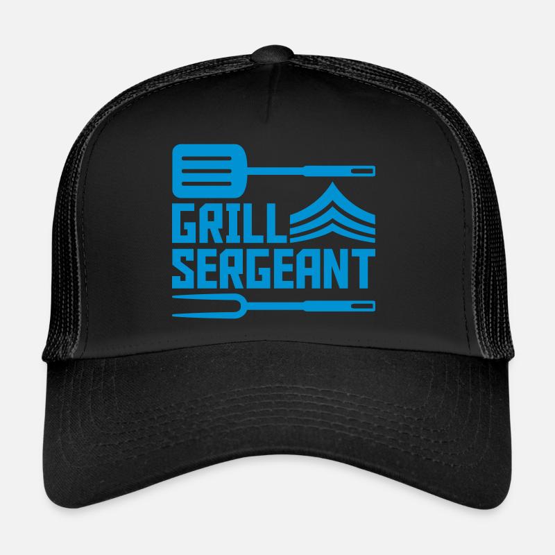 BBQ Grill Sergeant Grillmeister Trucker Cap