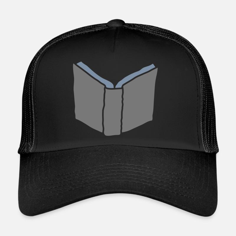 Read Novel Book Comic - Trucker Cap - black/black