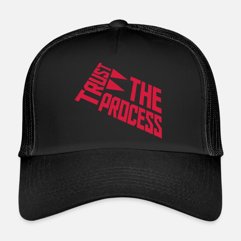 trust the process Zitat Trucker Cap