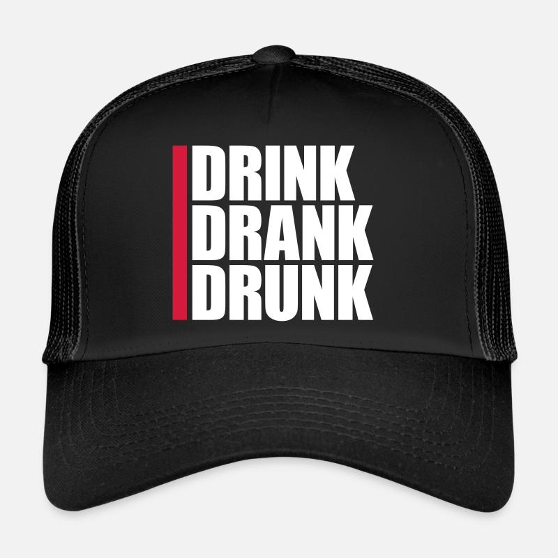 boire bu ivre citation Casquette trucker 
