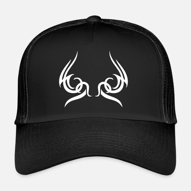 Tribal Tattoo Nr.8 - Trucker Cap - Schwarz/Schwarz