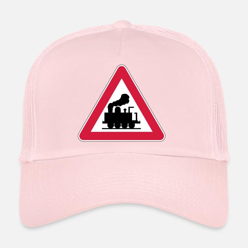 Caution Railway Trucker Cap