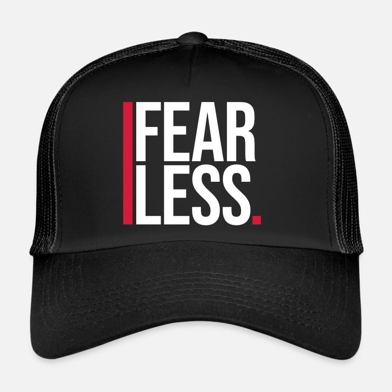Conception de citation de texte intrépide Casquette trucker 
