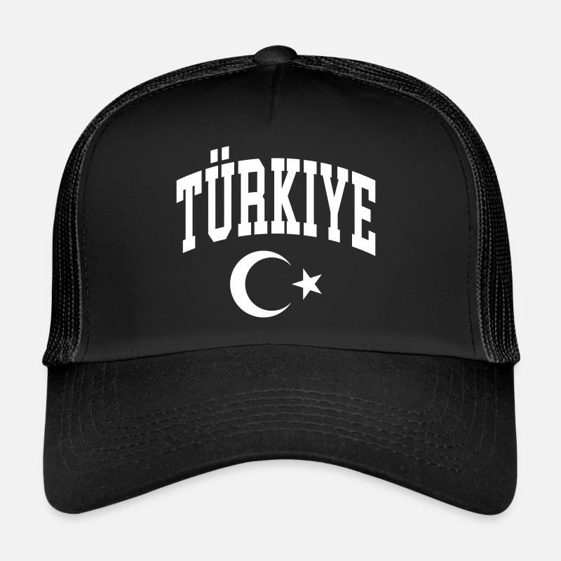 Turquie - Casquette trucker - noir/noir