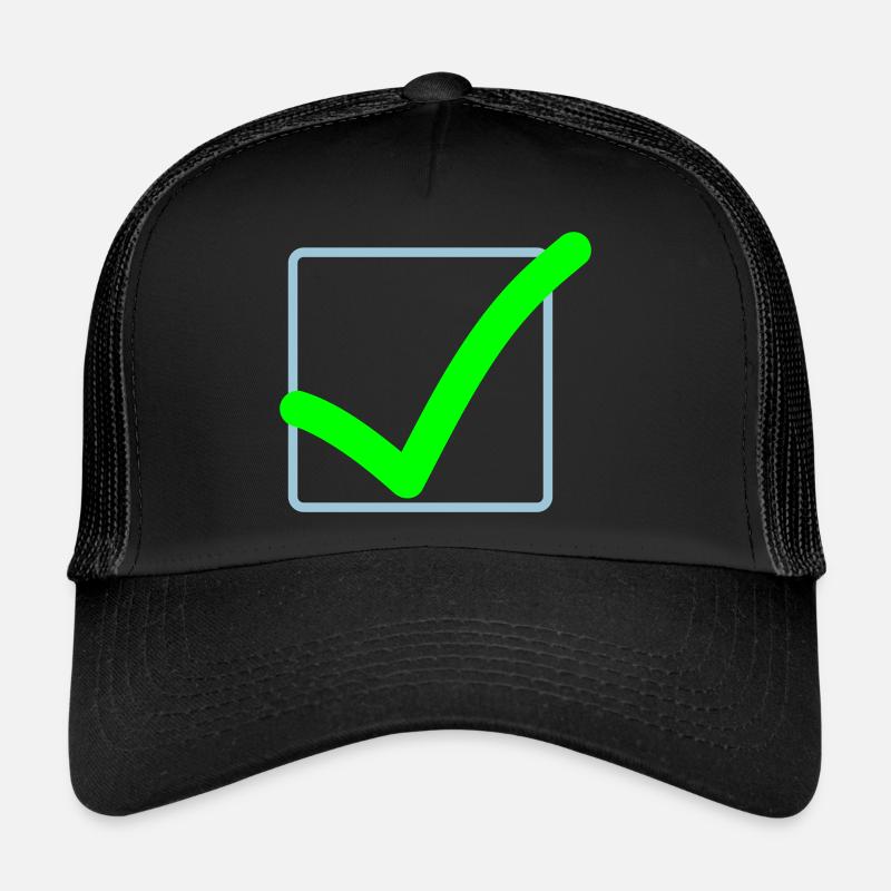 Crocheter correctement Casquette trucker 