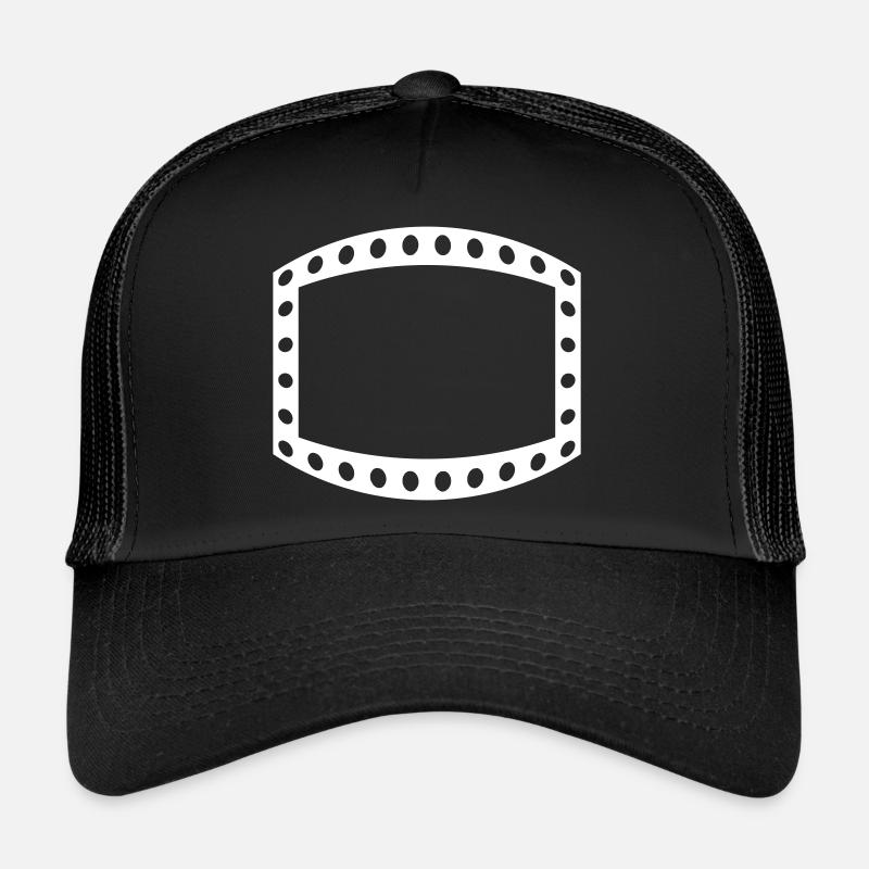 Cadres perforés | Ceinture > Vectorgraphique Casquette trucker 