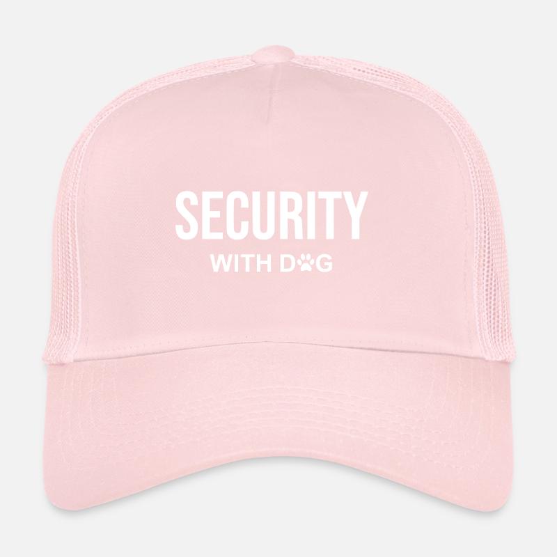 Security with dog Casquette trucker 