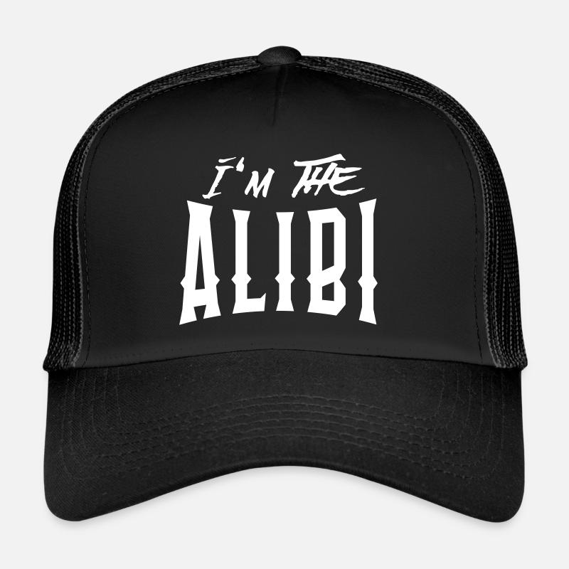 Criminal - Alibi Partnerlook P62 B - Trucker Cap - black/black