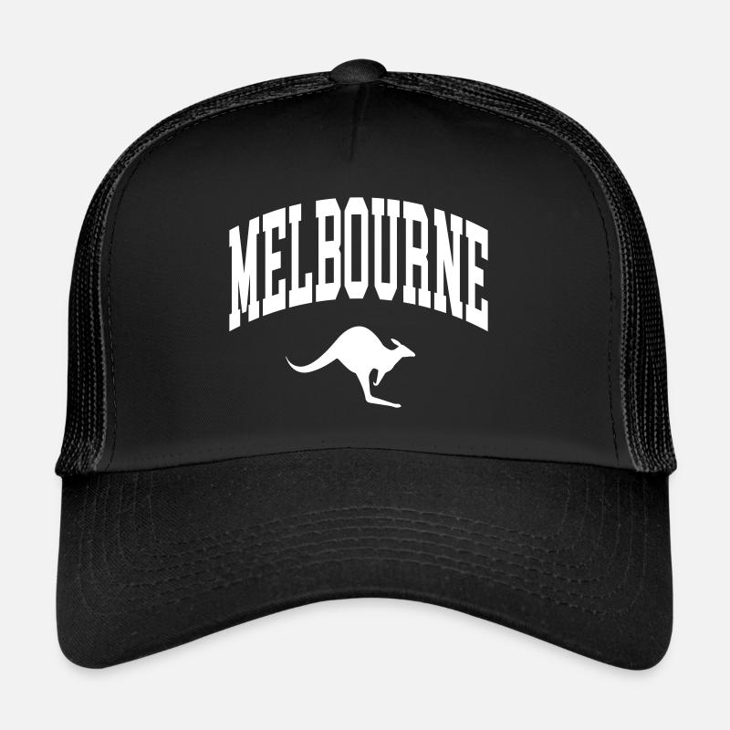 Melbourne - Casquette trucker  - noir/noir