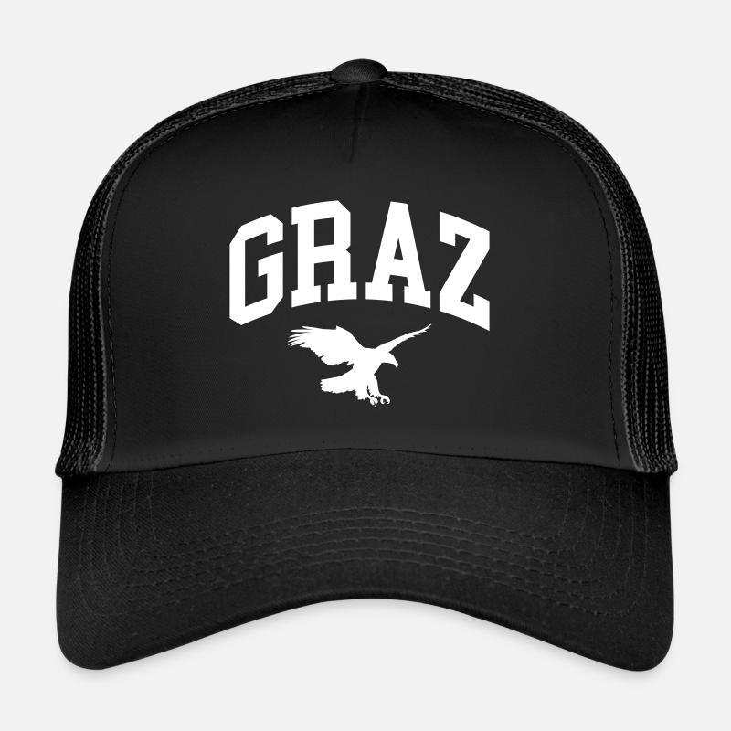 Graz - Trucker Cap - Schwarz/Schwarz