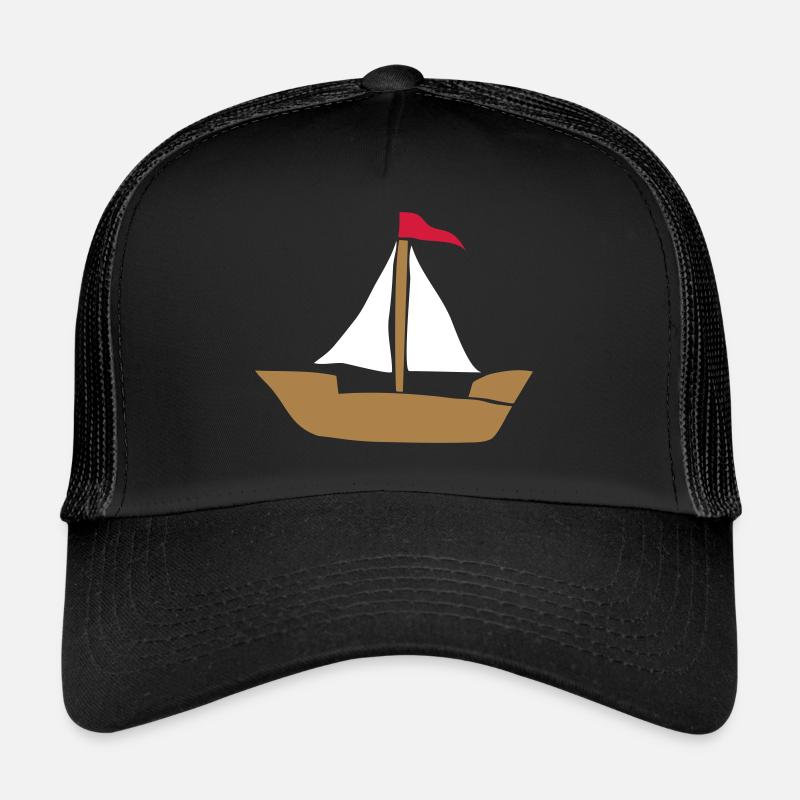 Schiff, Segelschiff, Sailing Ship, Ship Trucker Cap