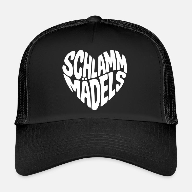 Schlamm Mädels - Trucker Cap - Schwarz/Schwarz