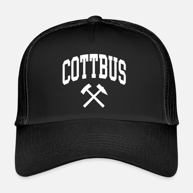Cottbus - Trucker Cap - Schwarz/Schwarz