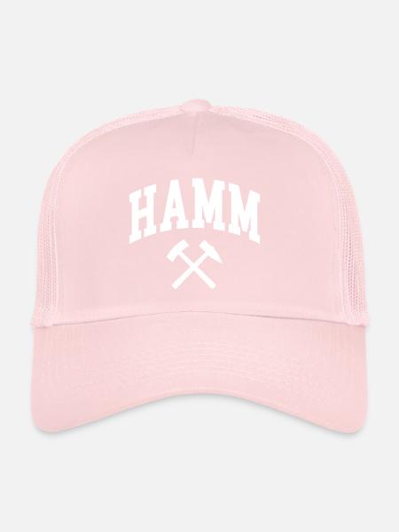 Hamm - Trucker Cap - pale pink - Front