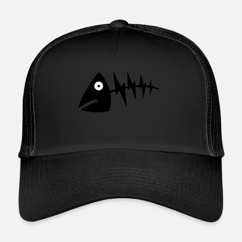 tête / poisson / Fischkopp / os de poisson Casquette trucker 