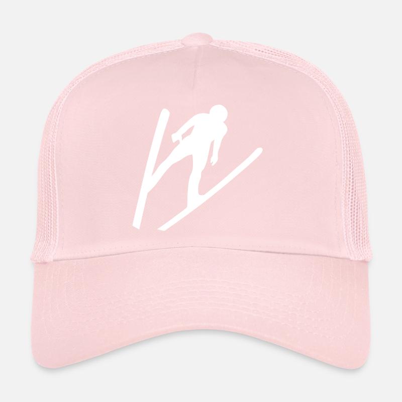 Ski jumping - white Trucker Cap