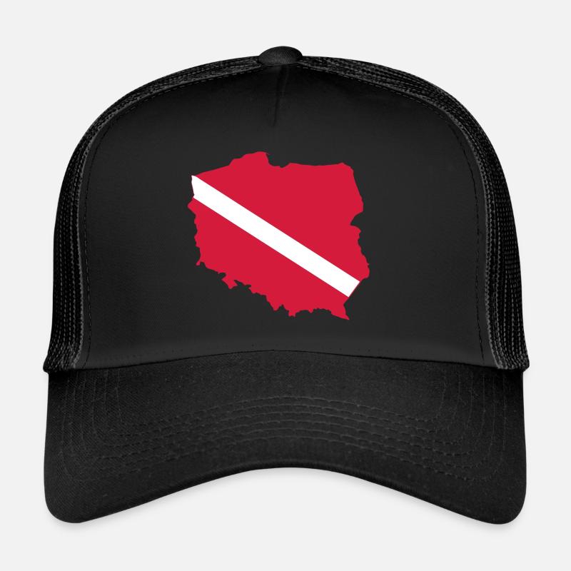 Polen tauchen Trucker Cap