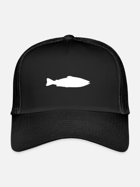 Poisson - Casquette trucker - noir/noir
