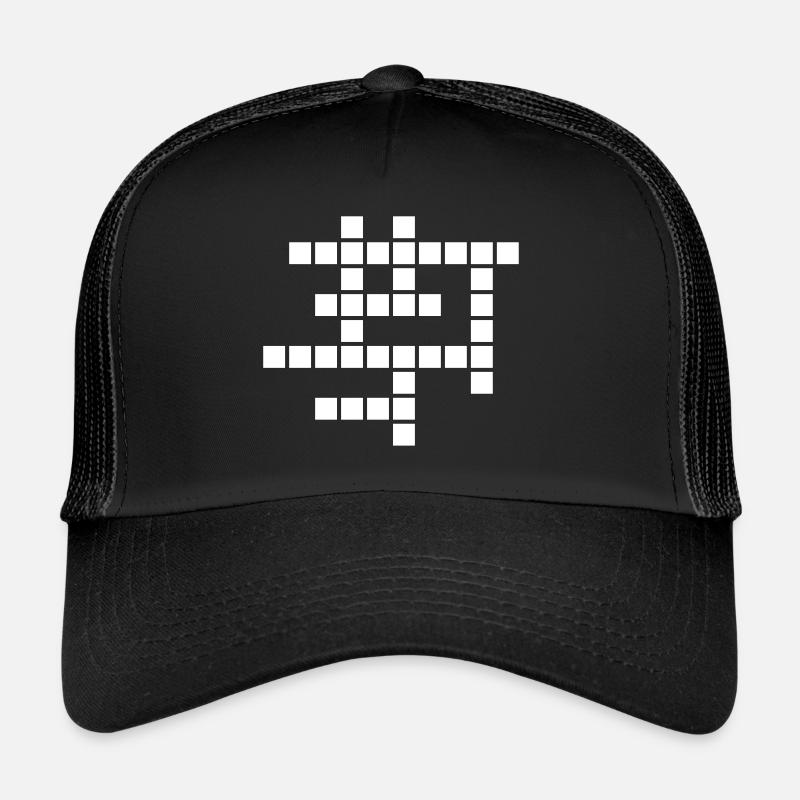 Mots croisés Casquette trucker 