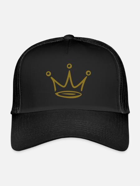 Krone - Trucker Cap - Schwarz/Schwarz