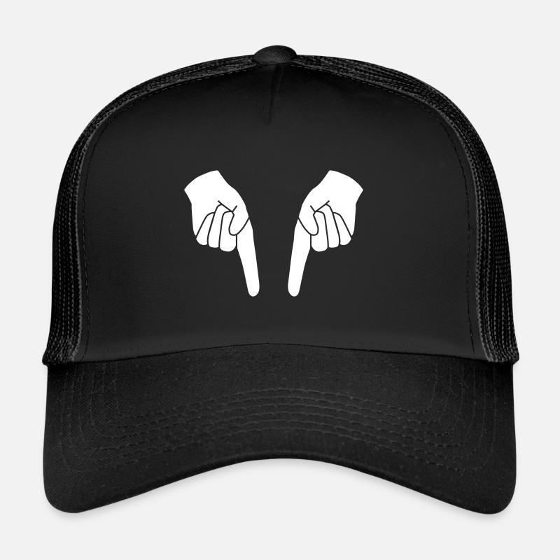 Beach-volley - Casquette trucker  - noir/noir