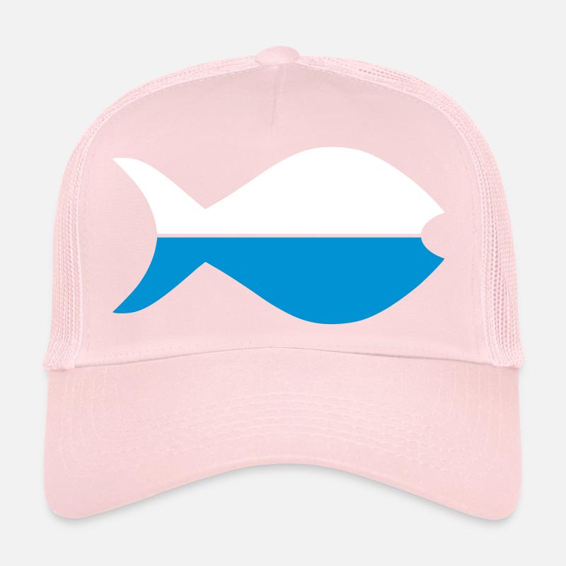 Deux moitiés de poisson Casquette trucker 