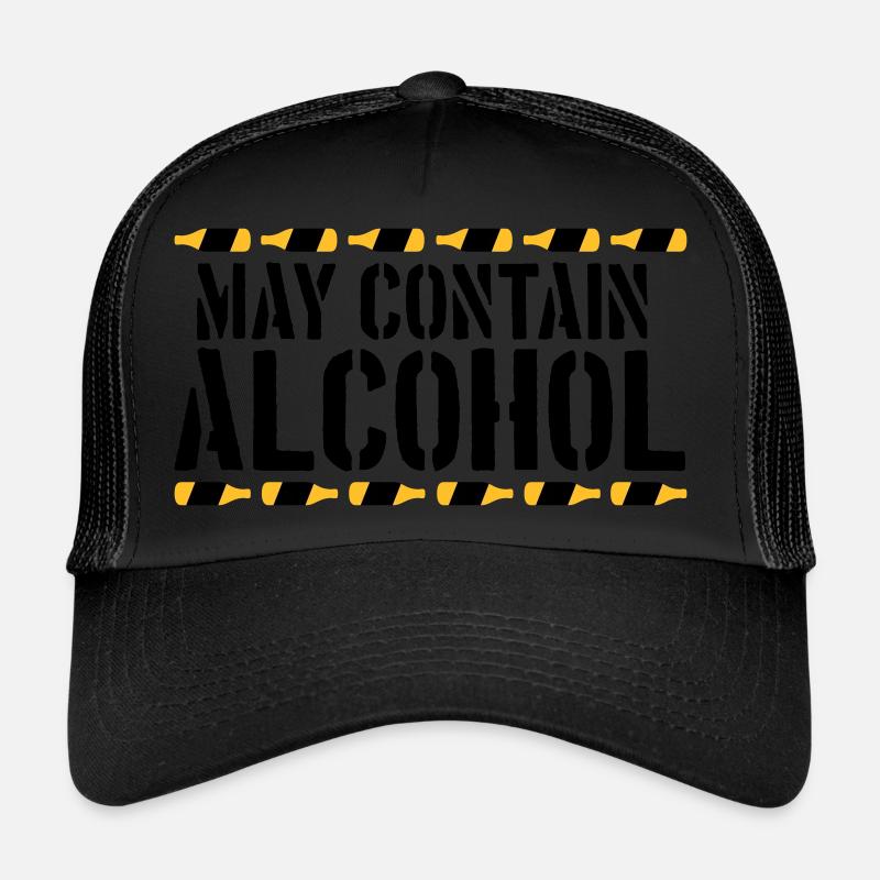 Spruch Kann Alkohol enthalten Trucker Cap