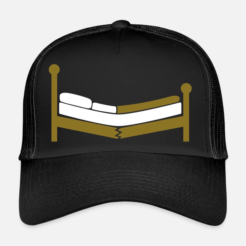 Logo clipart de lit brisé Casquette trucker 