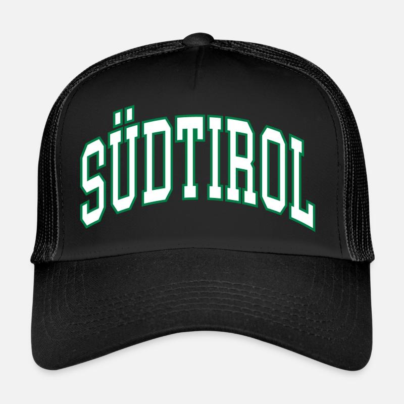 Südtirol - Trucker Cap - Schwarz/Schwarz