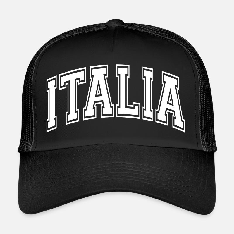 Italy - Trucker Cap - black/black