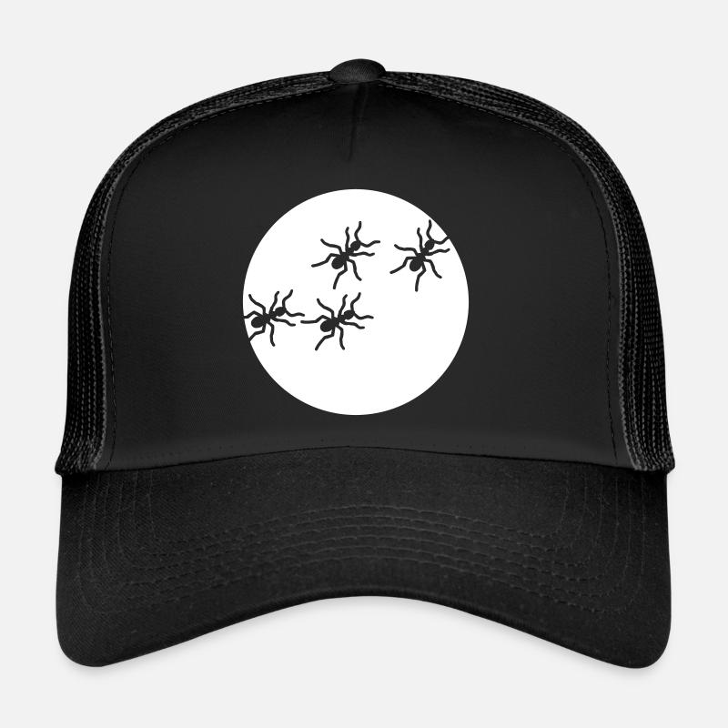 fourmi - Casquette trucker  - noir/noir