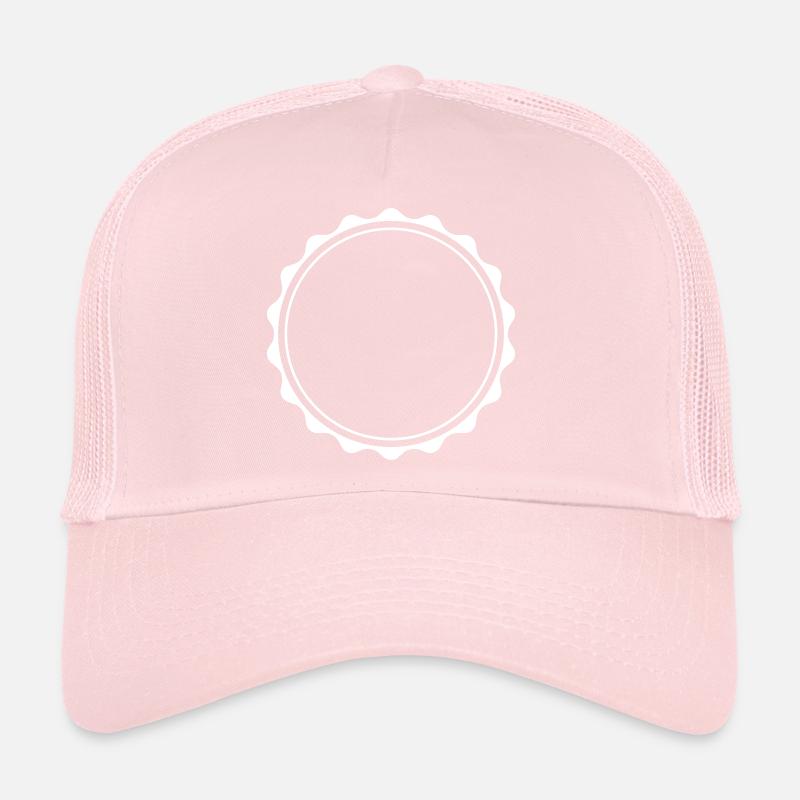 emblème vierge de symbole de cercle Casquette trucker 