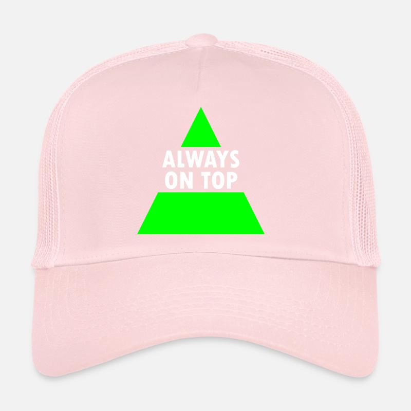 Toujours au sommet (triangle divisé) Casquette trucker 