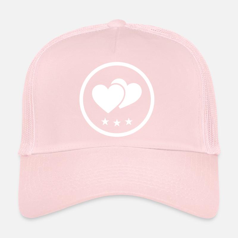 Symbole du cœur Casquette trucker 