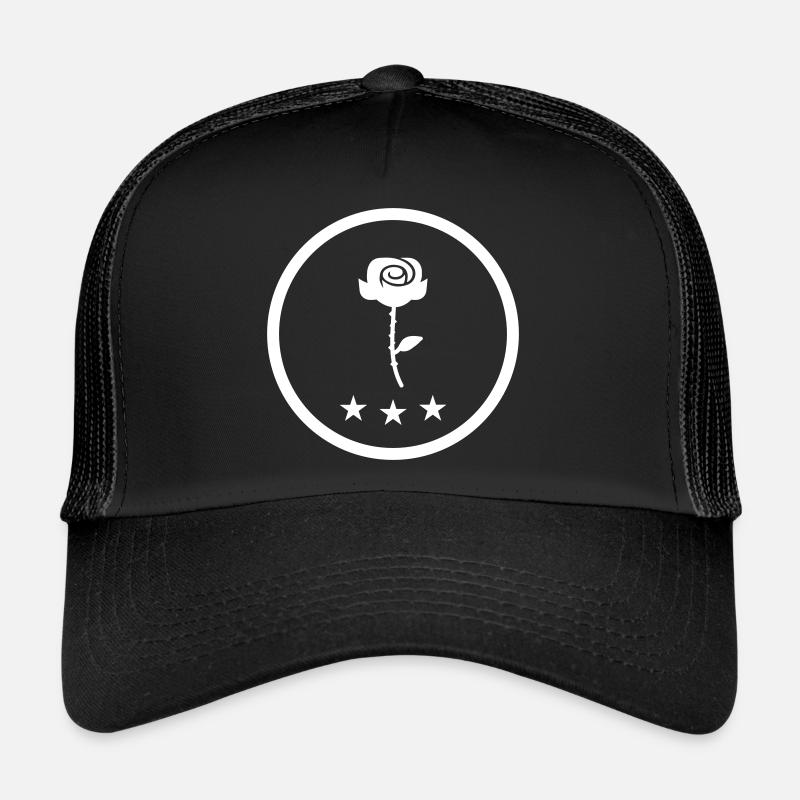 Symbole de la rose Casquette trucker 