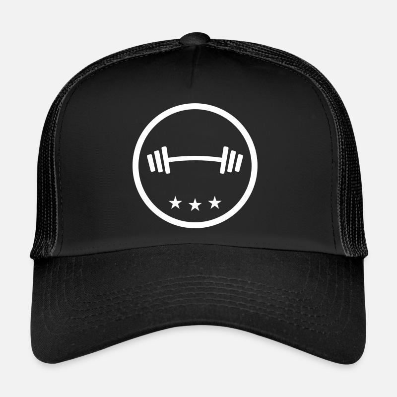 Dumbbell Weights Fitness Trucker Cap