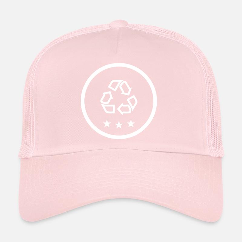 Symbole de recyclage Casquette trucker 