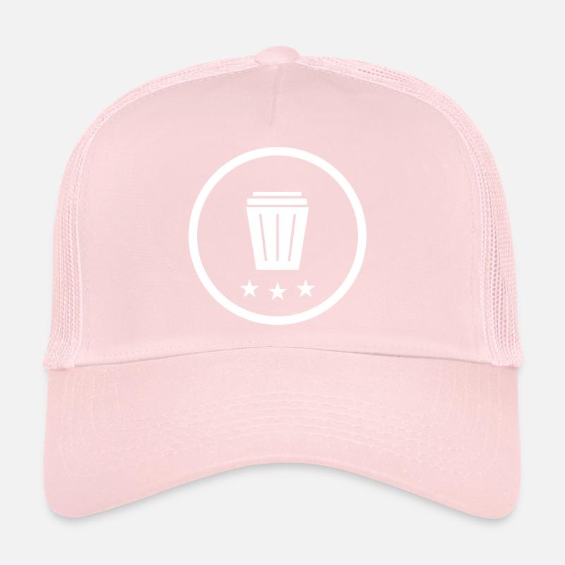 Garbage can icon Trucker Cap