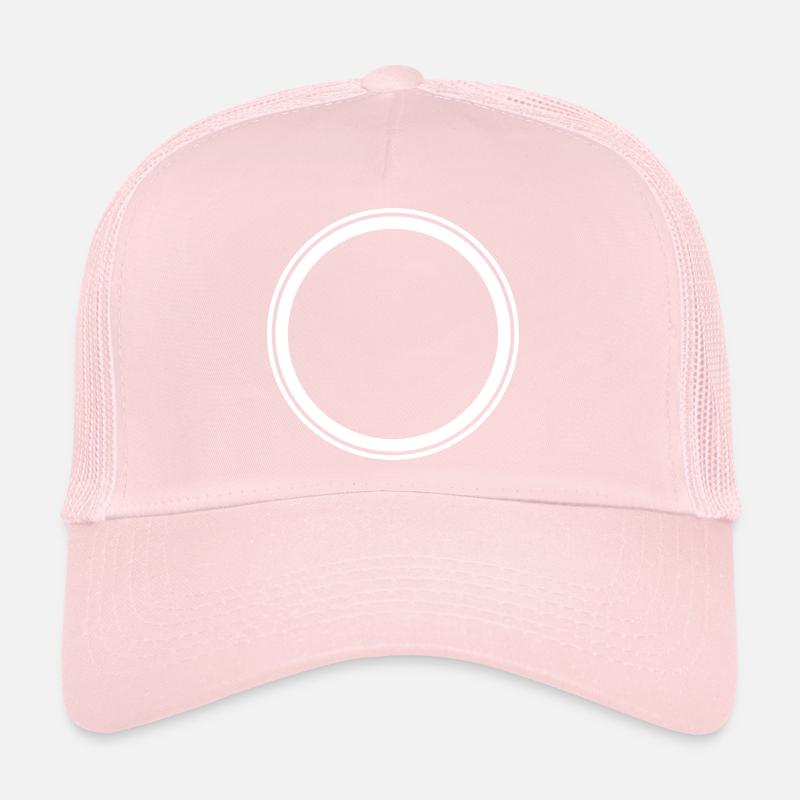 Encercler l’espace réservé du symbole vide Casquette trucker 