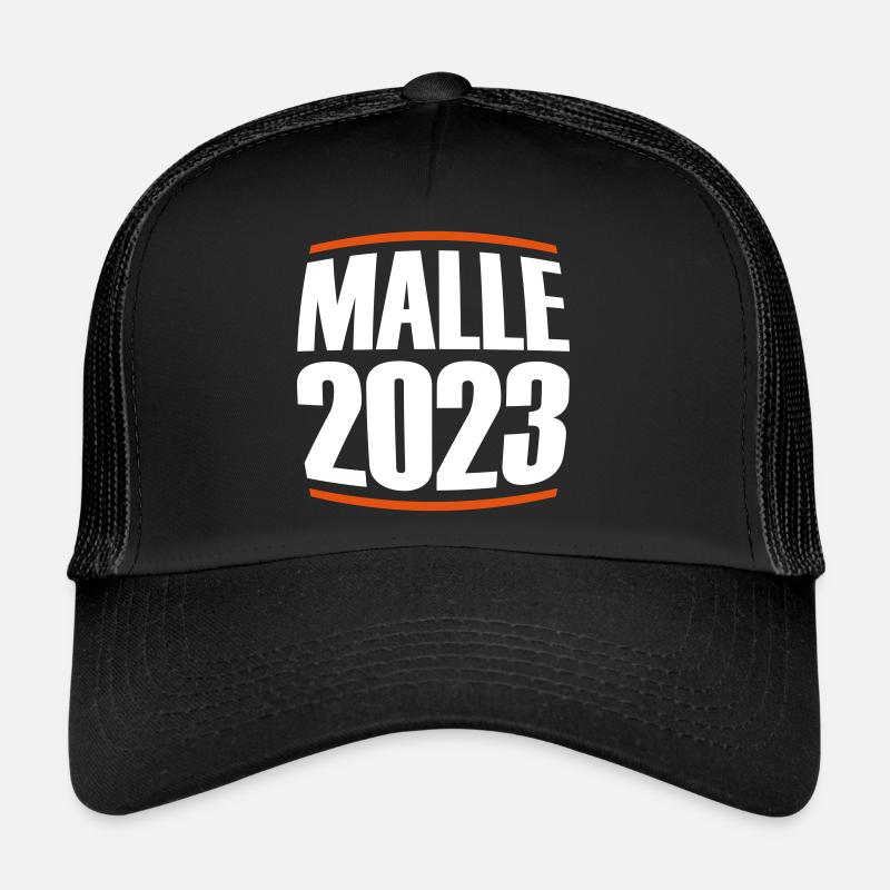 Malle 2023 Palme - Trucker Cap - Schwarz/Schwarz